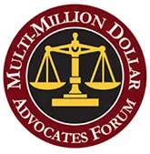 Multi-Million Dollar Advocates Forum membership badge